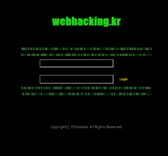 [Webhacking.kr] Old 1